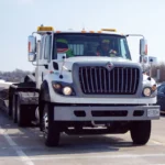 white-international-semi-truck-front